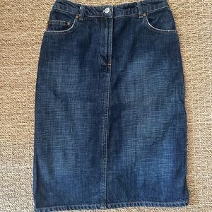 90’s FCUK midi denim skirt